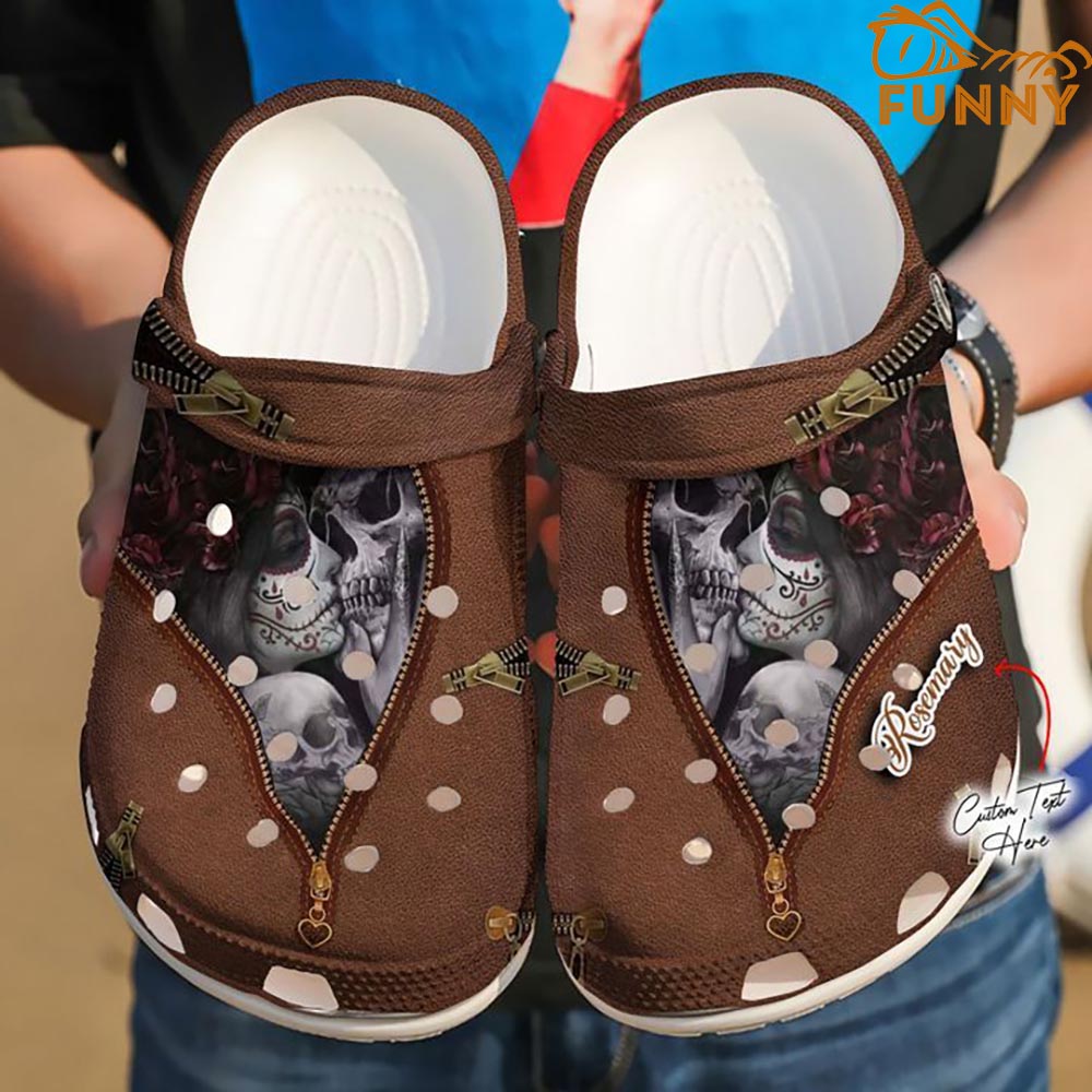 Personalized Till We Are Dust Skull Crocs Shoes