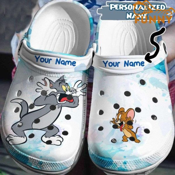 Tom and Jerry Cartoon Crocs - Add Your Own Unique Touch