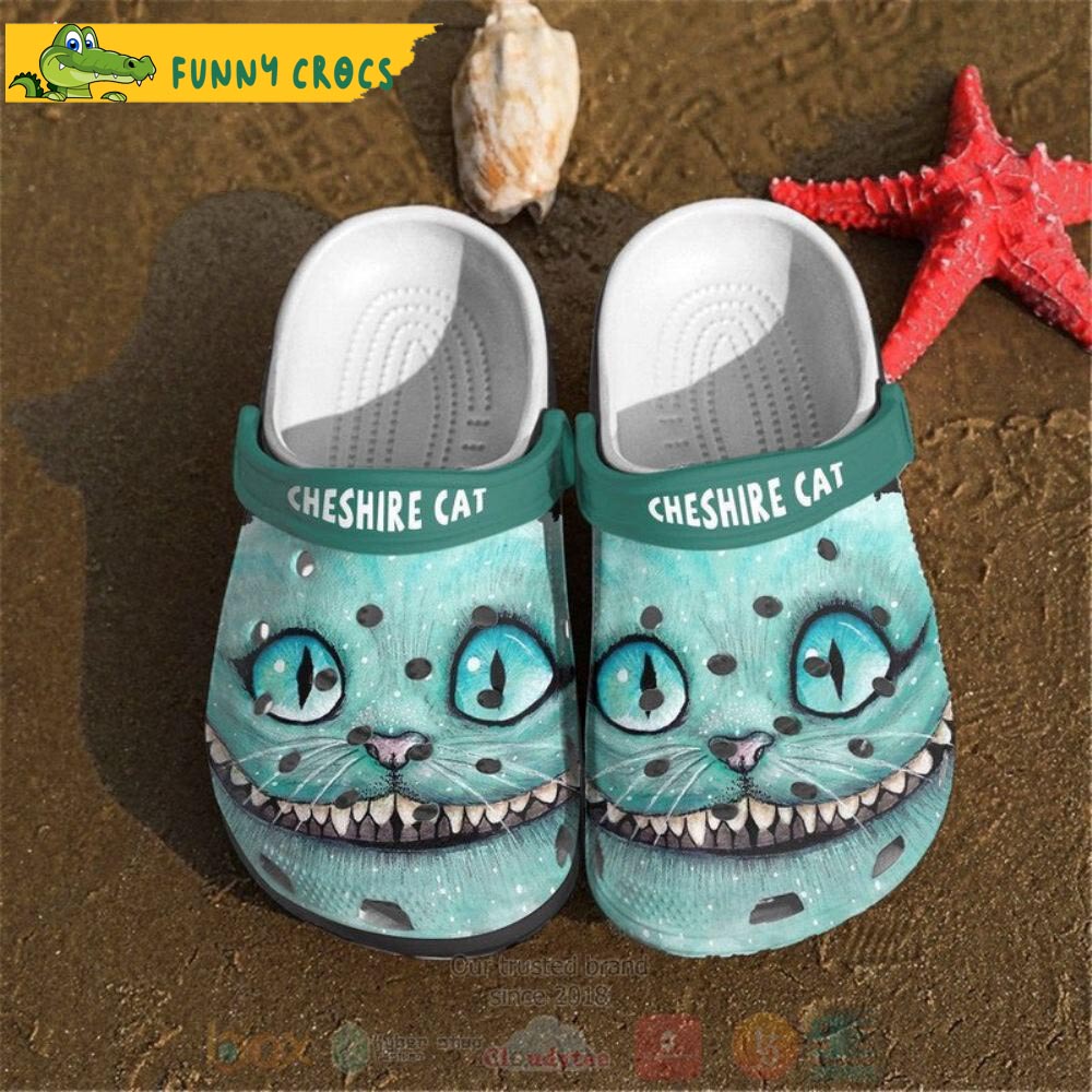 Alice In Wonderland Cheshire Cat Crocs
