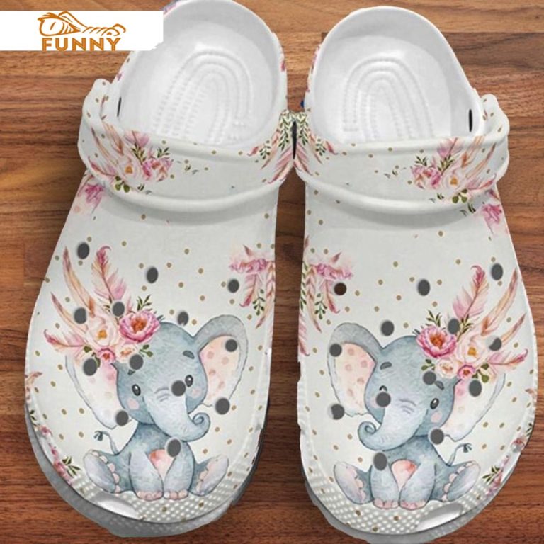 Baby Elephant Cartoon Crocs - Discover Comfort And Style Clog Shoes