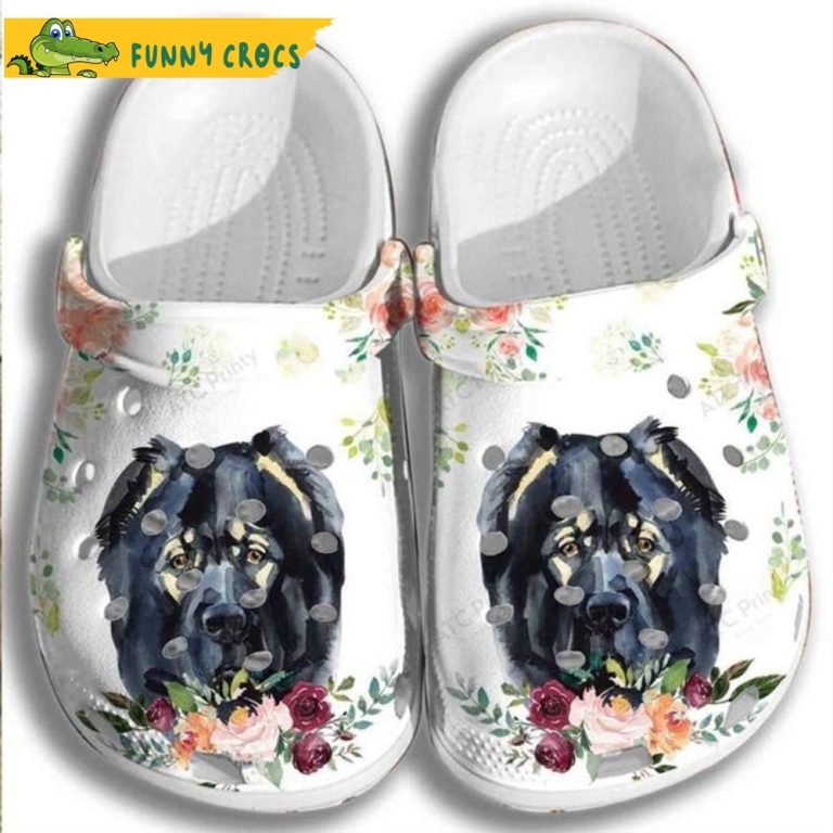 Black Dog Croc Shoes - Discover Comfort And Style Clog Shoes With Funny ...