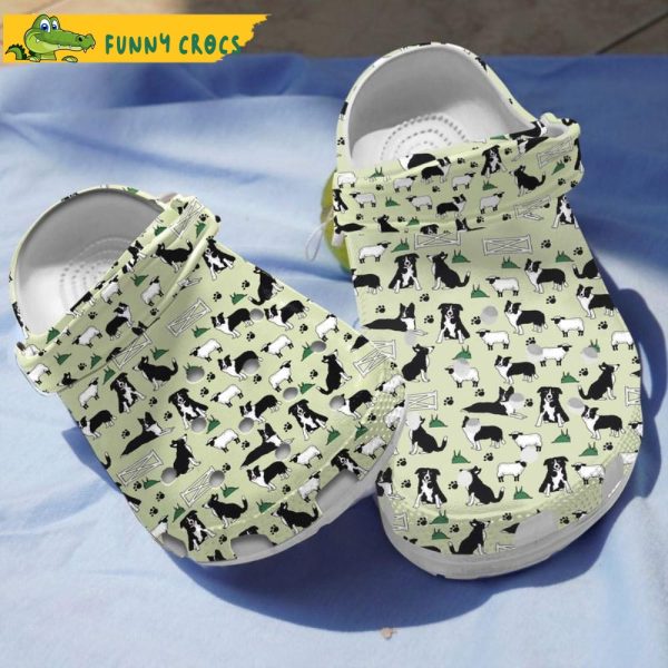 Border Collies Pattern Crocs