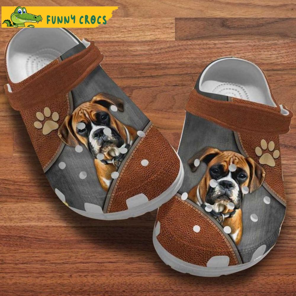 Boxer Dog Croc Shoes