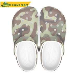 Camo Crocs Clog Shoes