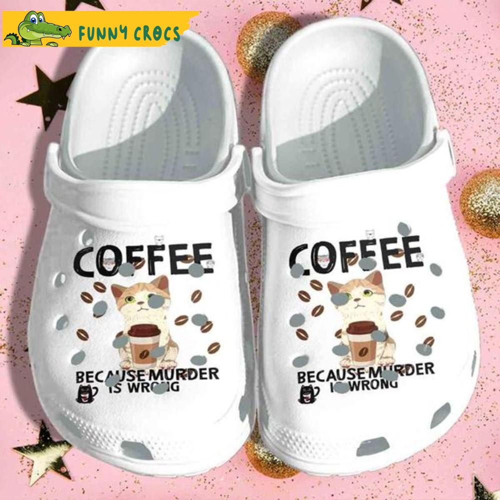 Coffee Cat Crocs - Step into style with Funny Crocs