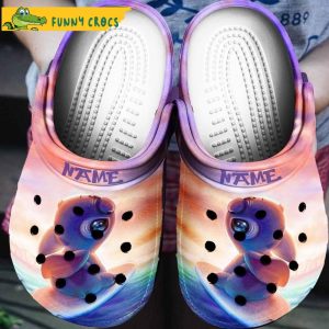 Custom Colorful Stitch Crocs Clog Shoes