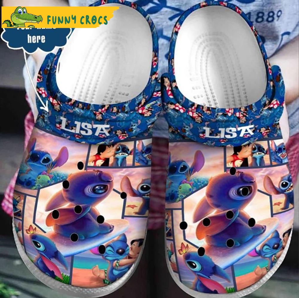 Custom Disney Lilo And Stitch Crocs Clog Shoes - Discover Comfort And ...
