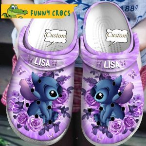 Custom Disney Stitch Pink Crocs