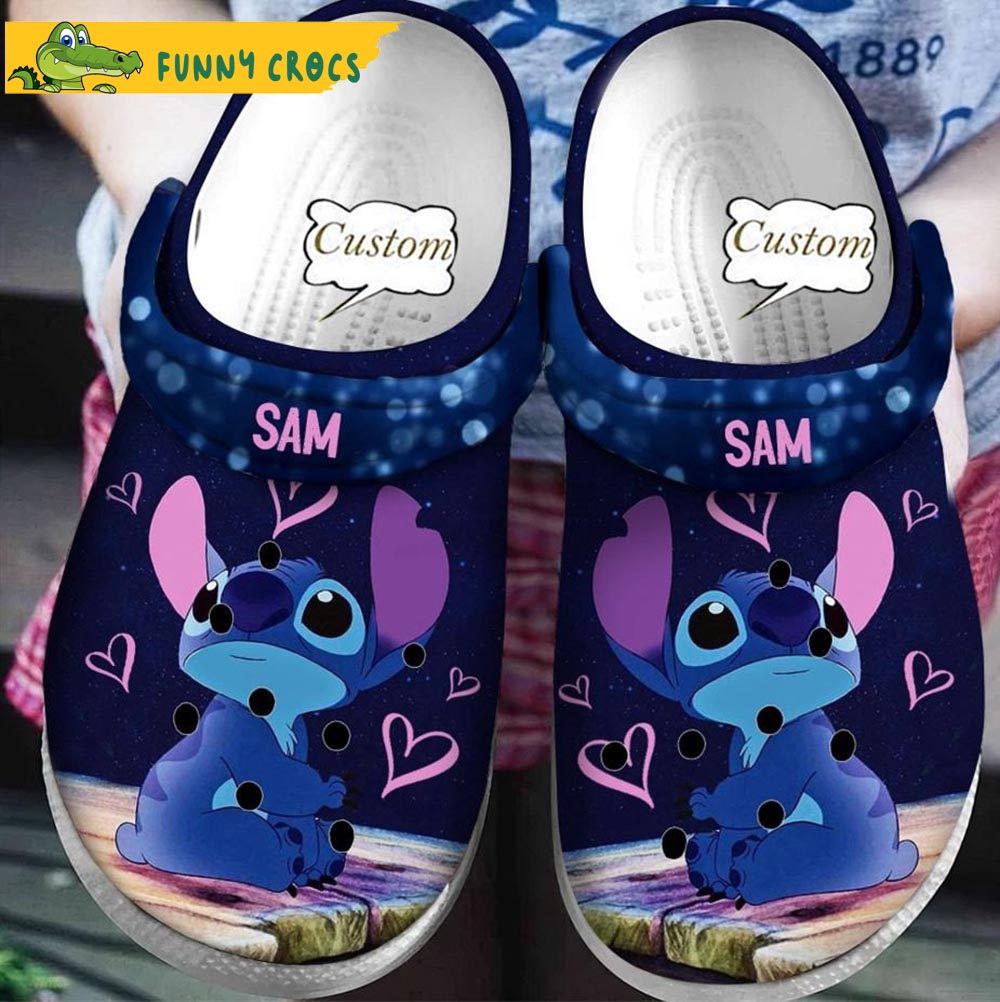 Custom My Love Stitch Crocs