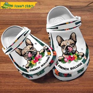Custom Name French Bulldog Dog Crocs