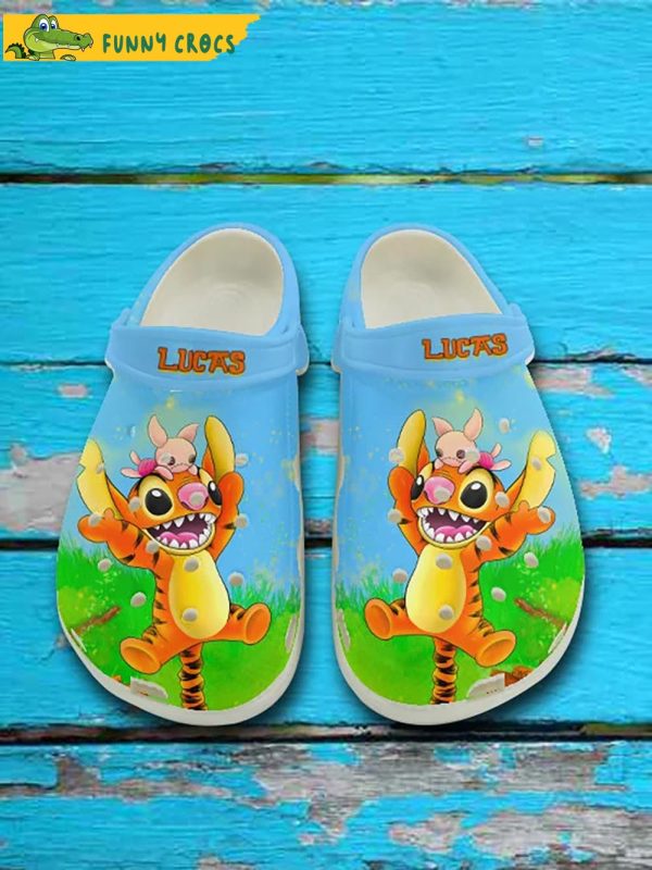 Custom Tiger Stitch Crocs Clog Shoes