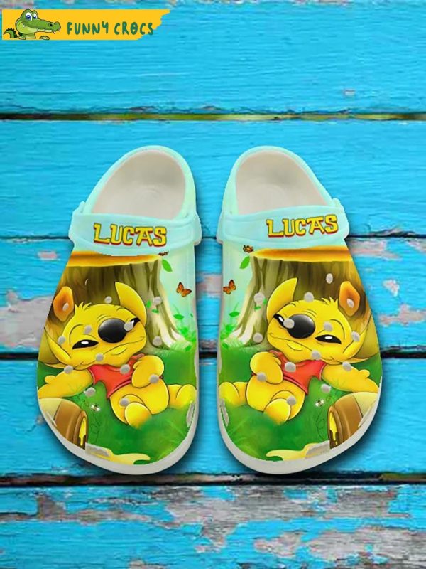Customized Bee Stitch Crocs Clog Shoes