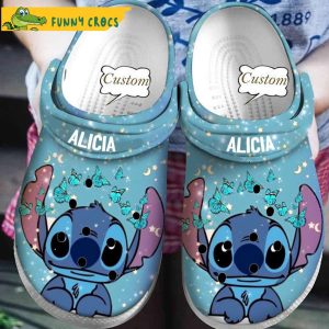 Customized Butterfly Stitch Crocs