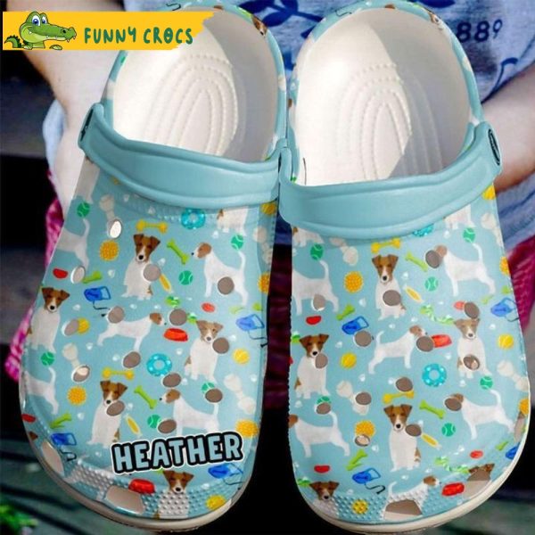 Customized Jack Russell Dog Cartoon Crocs