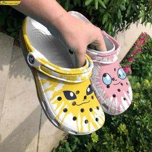 Customized Jolteon Pokemon Crocs Clog Shoes