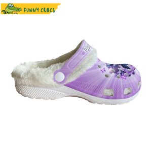 Customized Disney Fleece Stitch Pink Crocs 2 1682749815391