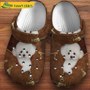 Cute Bichon Dog Croc Shoes