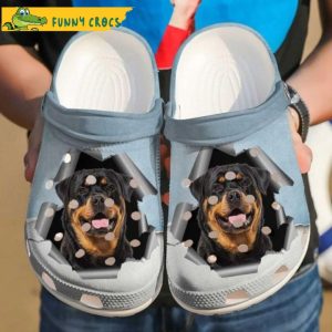 Cute Rottweiler Lovers Only My Dog Crocs