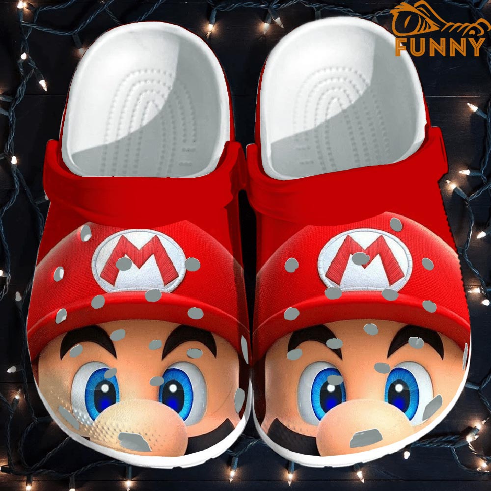 Cute Super Mario Crocs - Discover Comfort And Style Clog Shoes With ...