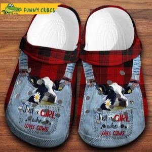 Dairy Cow Jean Pattern Crocs