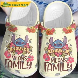 Disney Ohana Mlean Family Stitch Crocs Crocband Clog