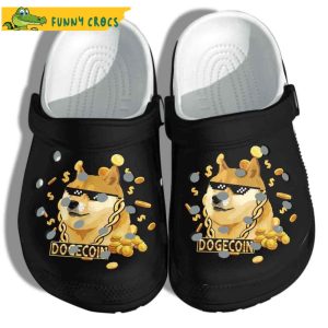 Dogecoin For Mens And Womens Dog Crocs