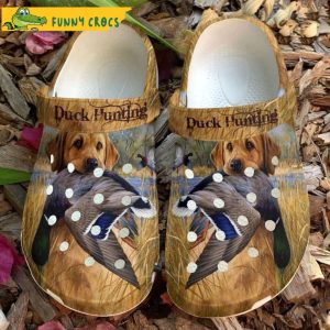 Duck Hunting Dog Crocs Shoes
