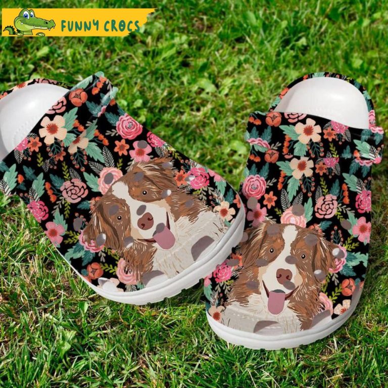 Funny Face Border Collie Crocs - Discover Comfort And Style Clog Shoes ...