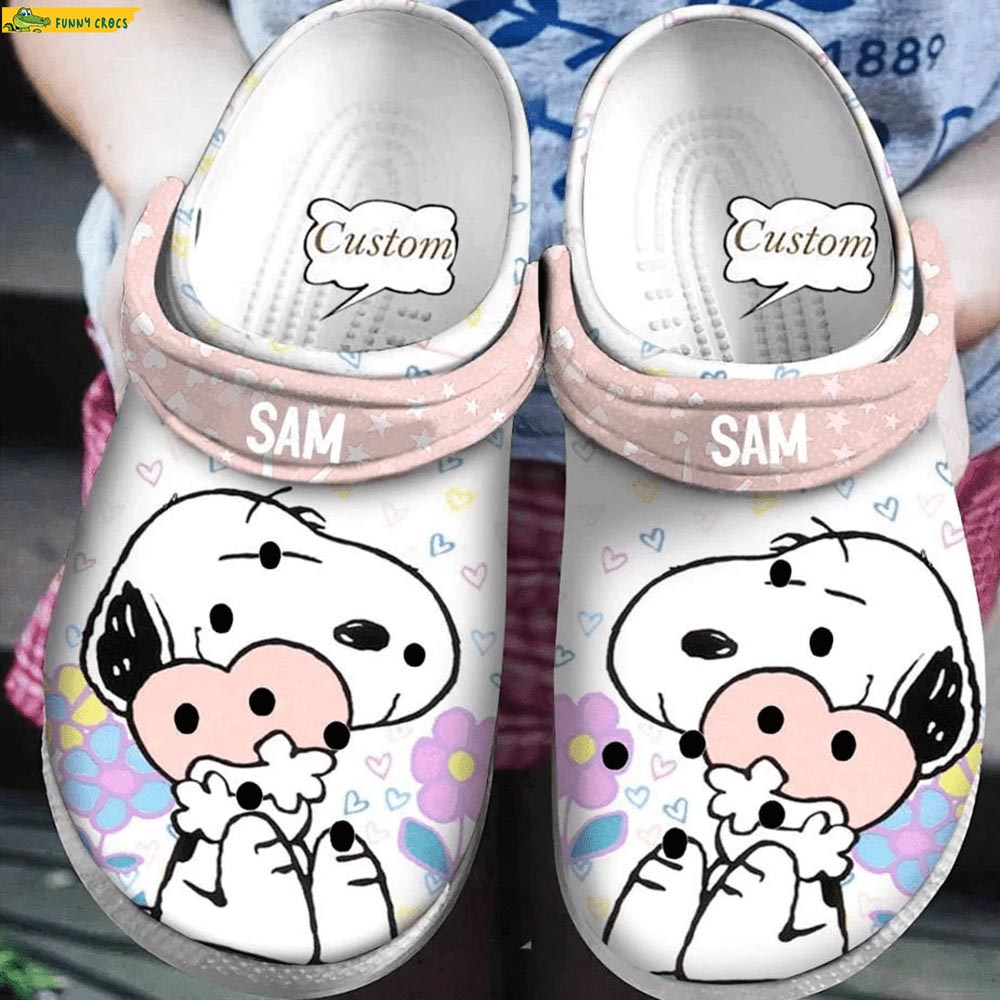 Funny Customized Cute Snoopy Crocs - Step into style with Funny Crocs
