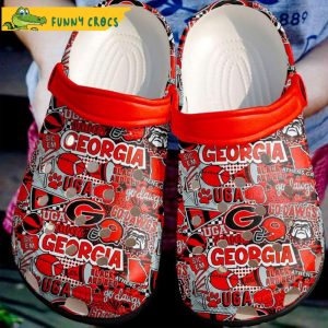 Funny Georgia Bulldogs Football Crocs
