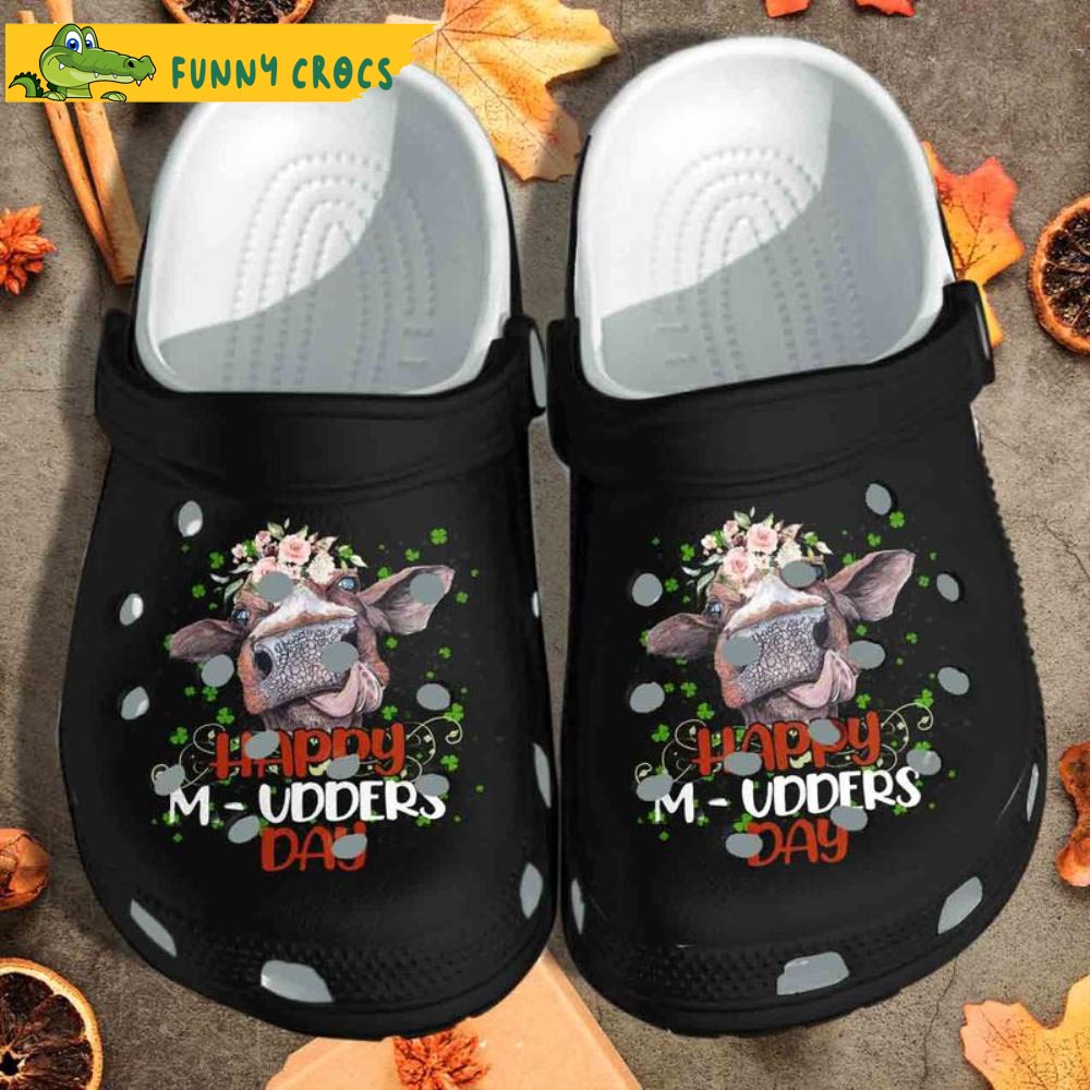 Funny Happy M-udders Day Cow Crocs