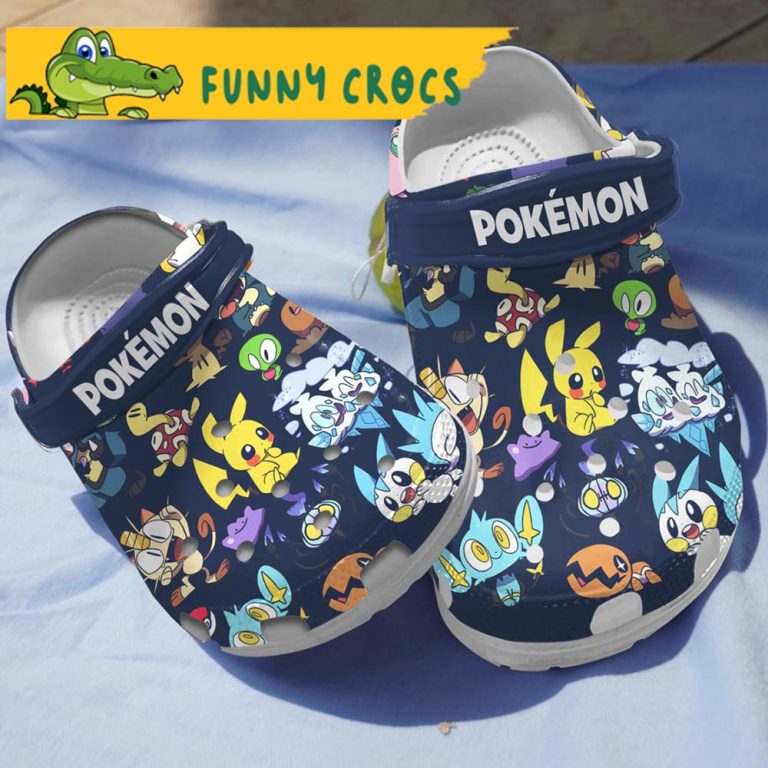 Funny Pattern Pokemon Crocs - Discover Comfort And Style Clog Shoes ...