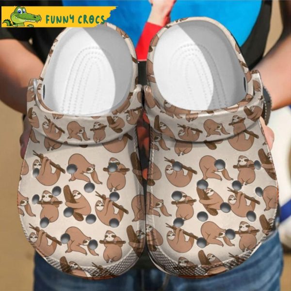 Funny Sloths Animal Crocs