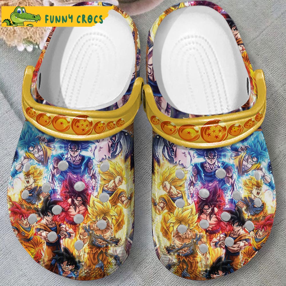 Funny Songokus Dragon Ball Z Crocs - Discover Comfort And Style Clog ...