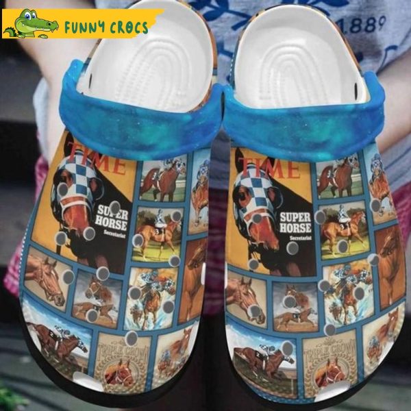 Funny Super Horse Crocs