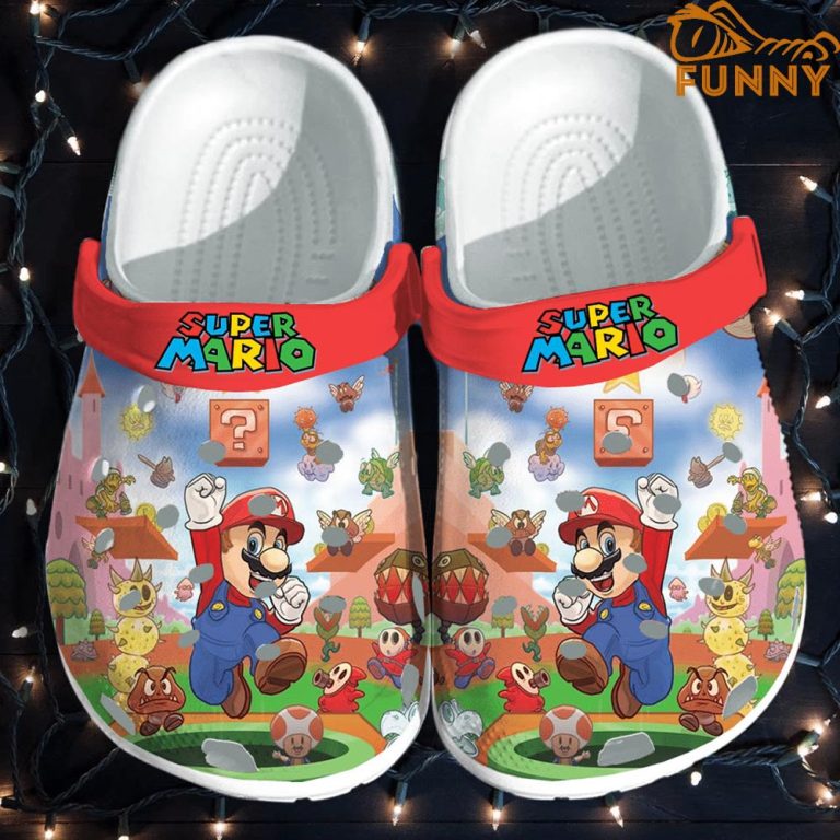 Funny Super Mario Crocs - Discover Comfort And Style Clog Shoes With ...