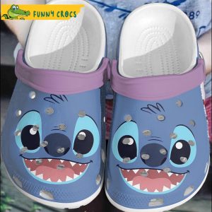 Funny Face Stitch Crocs Clog Shoes