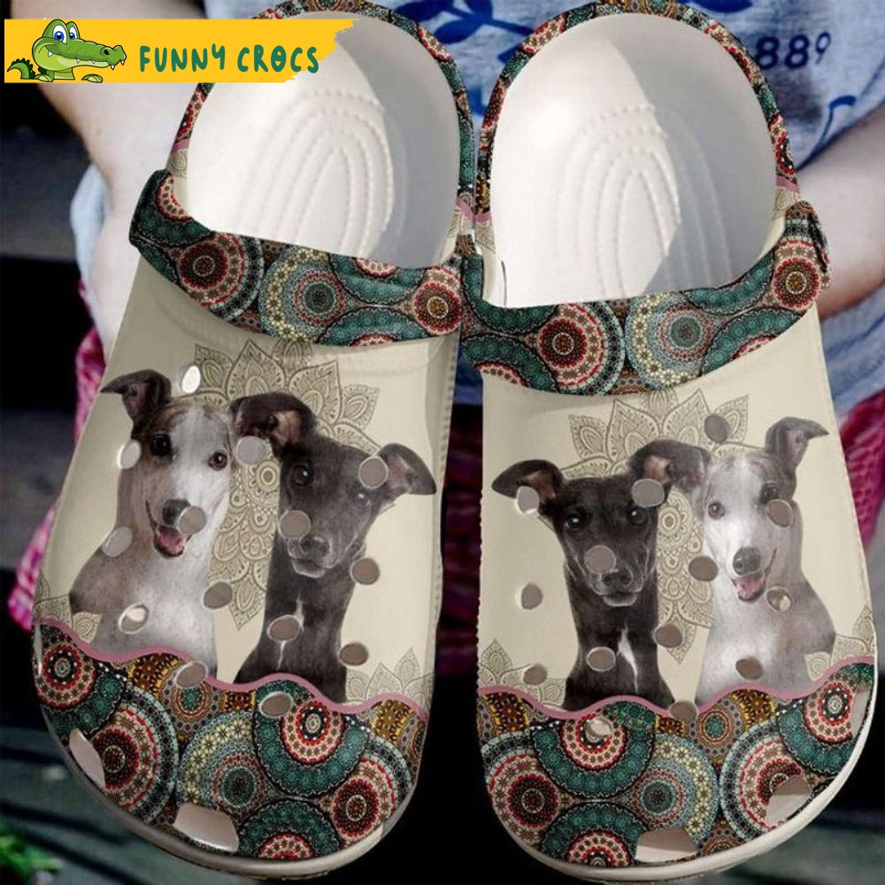 Greyhound Boho Dog Crocs Shoes