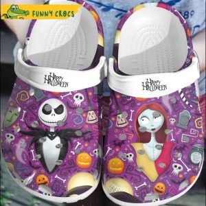 Halloween Jack Skellington Sally Disney Cartoon Adults Crocs Clog Shoes