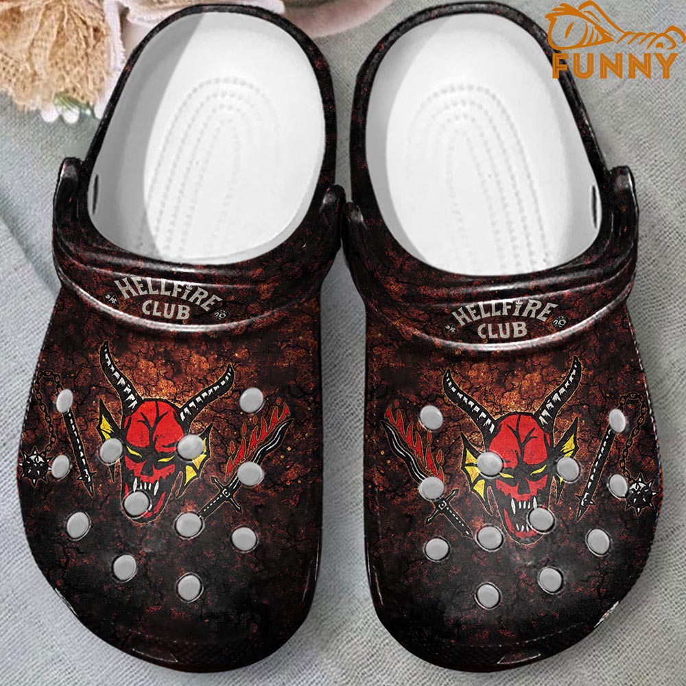 Hellfire Club Characters Stranger Things Crocs - Discover Comfort And ...