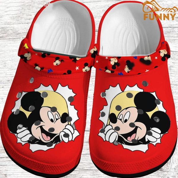 Hello Mickey Mouse Disney Crocs