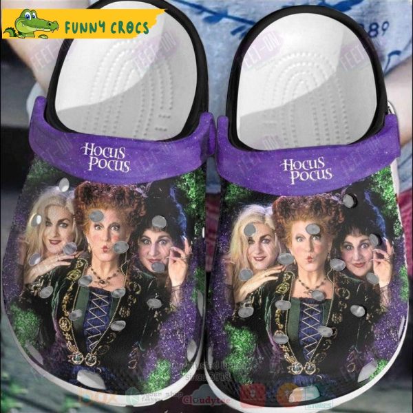 Hocus Pocus Purple Crocs Clog Shoes