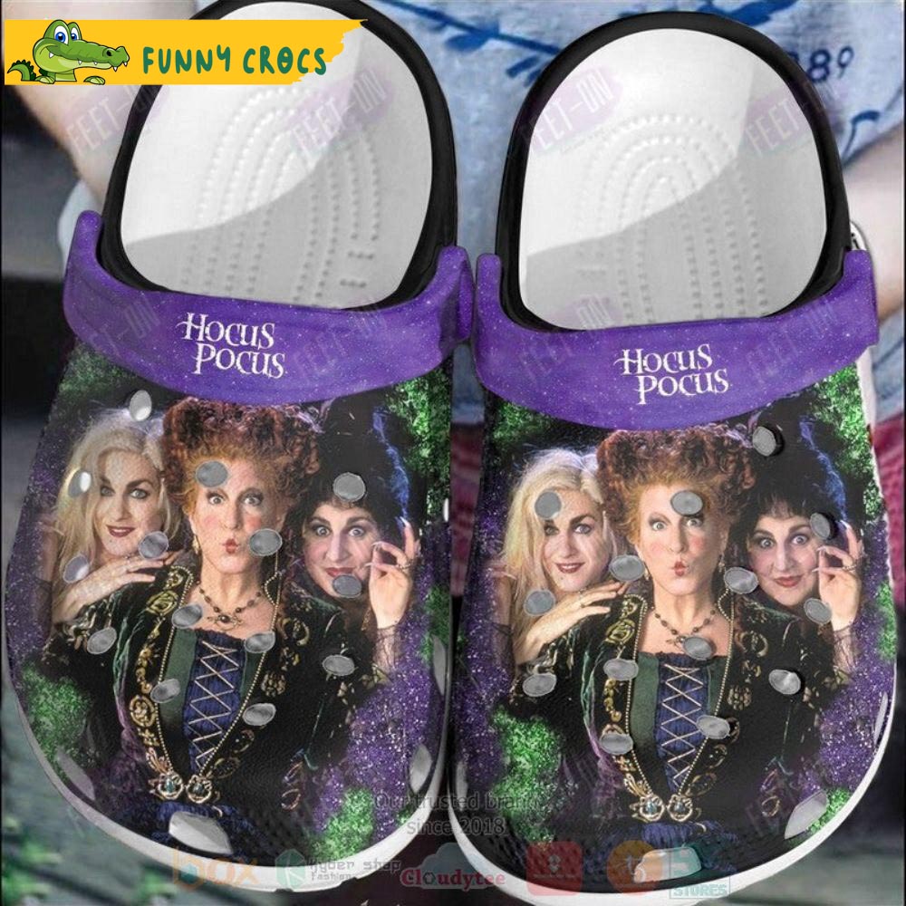 Hocus Pocus Purple Crocs Clog Shoes