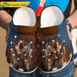 Horse Girl Family Valentines Day Crocs