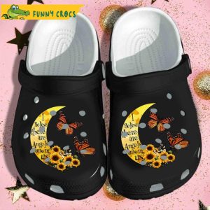 I Believe There Are Angels Among Us Butterfly Crocs