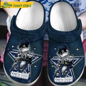 Jack Skellington Dallas Cowboys Crocs Clog Shoes