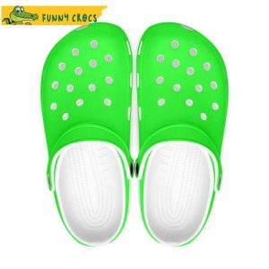 Lime Green Crocs Clog Shoes 2