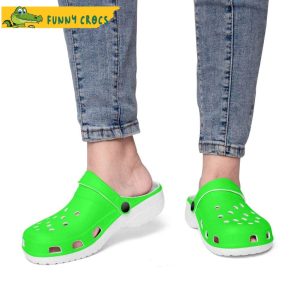 Lime Green Crocs Clog Shoes 3