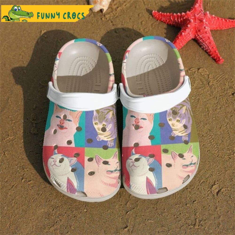 Meme Cat Crocs - Discover Comfort And Style Clog Shoes With Funny Crocs