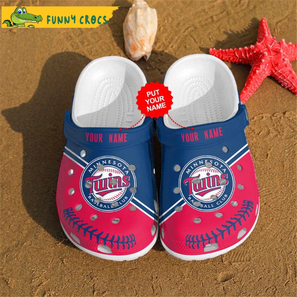 Mlb Baseball Minnesota Twins Personalized Crocs Clog Shoes